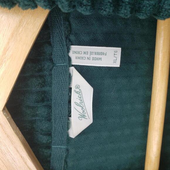 Vtg Woolrich Men's XL Forrest Green Corduroy Zip Vest w/ Pockets ( 1769) - Picture 6 of 6